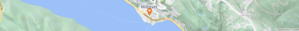 Kartendarstellung des Standorts für Seeapotheke Millstatt in 9872 Millstatt